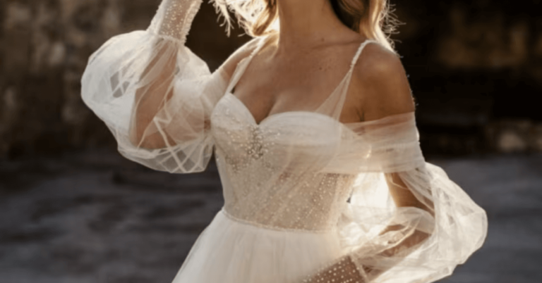 adding sleves to a wedding dress