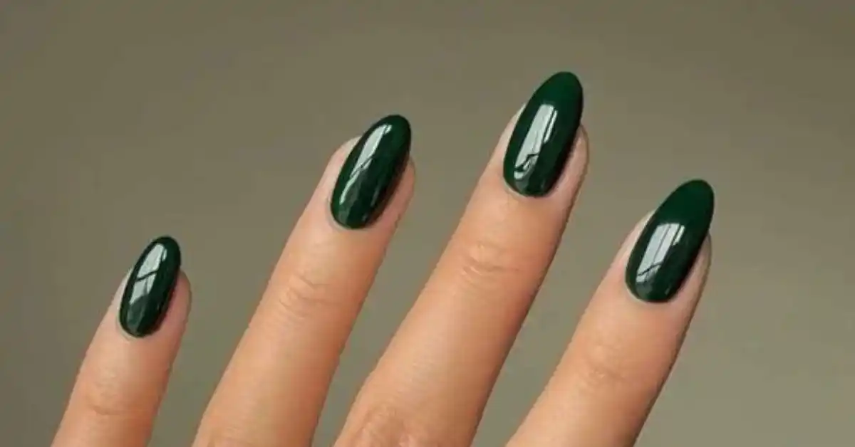 Green Wedding Nails