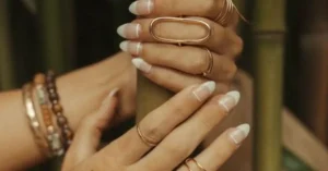 boho wedding nails