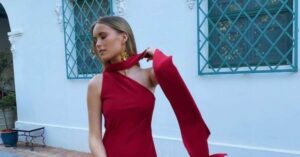 Red Wedding Guest Dress